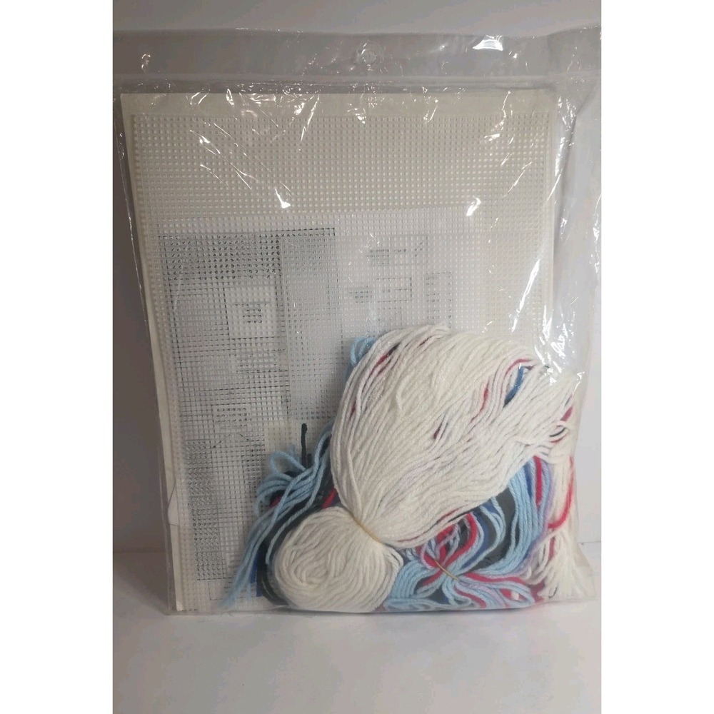 Janlynn 2004 Plastic Canvas Kit Snowman Tissue Box Cover #167-0204 Christmas - Picture 3 of 3